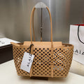 NEO MINA 32 BAG IN WHISKEY PERFORATED CALFSKIN
