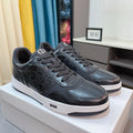 CD B27 LOW-TOP SNEAKER BLACK MONOGRAM CALFSKIN