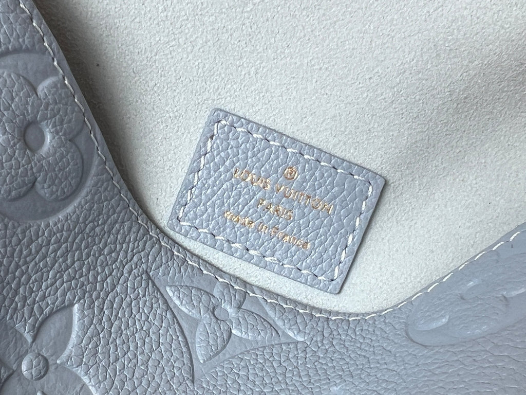 LV 25S MINI NANO DIANE 19 IN BEAU BLUE MONOGRAM EMPREINTE LEATHER GOLD HARDWARE