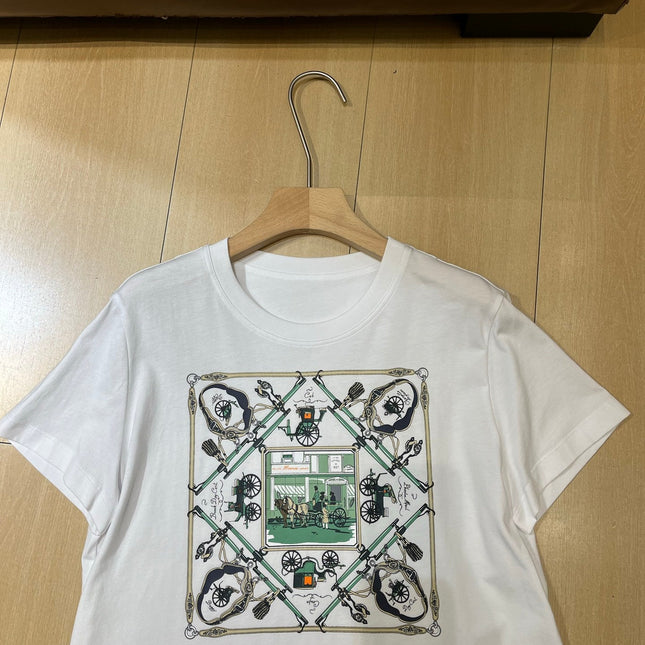HERMES 25S CREW NECK T-SHIRT 406