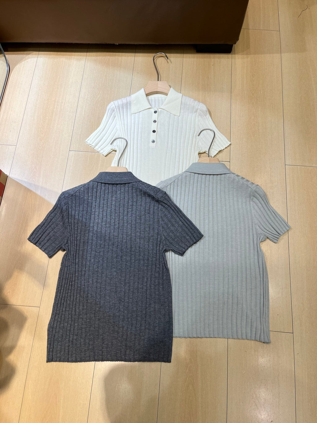 LORO PIANA 26S SHORT SLEEVE KNIT POLO SHIRT 843