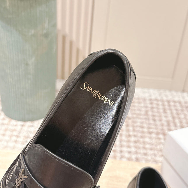 SL MOCCASINS LOAFER IN BLACK CALFSKIN