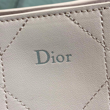 DIOR 26S TRIANON BAG 20 IN LIGHT PINK LAMBSKIN