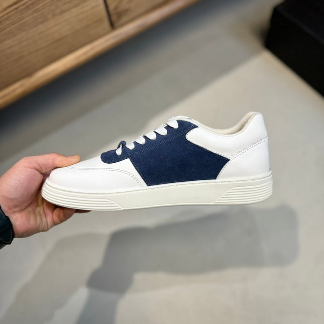 CC SNEAKERS TRAINERS BLUE SUEDE LEATHER