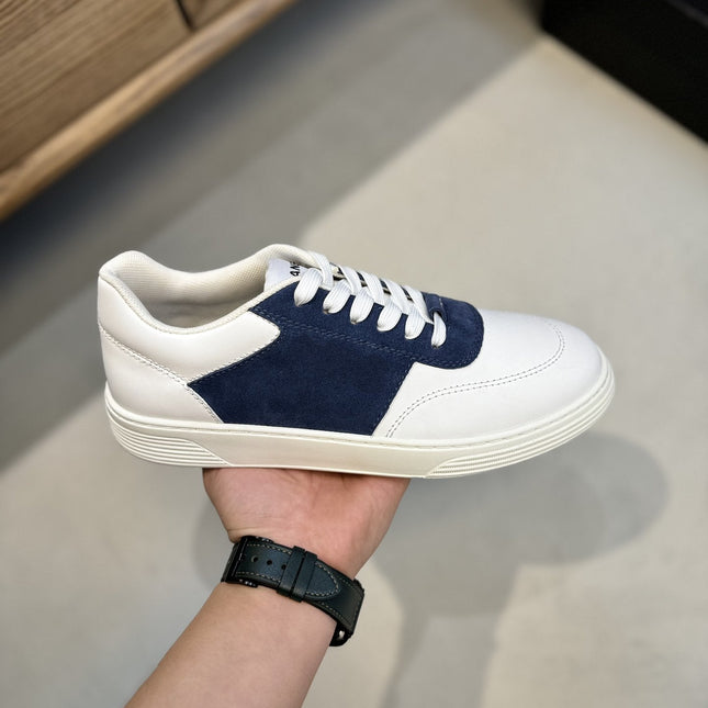 CC SNEAKERS TRAINERS BLUE SUEDE LEATHER