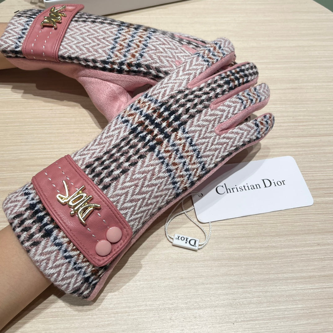 GLOVES IN COLORFUL WOOL 463807