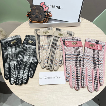 GLOVES IN COLORFUL WOOL 463807