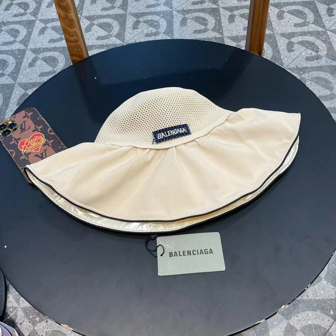 BALENCIAGA 26S WIDE-BRIMMED HAT STYLE 54