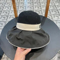 DIOR 26S MESH WIDE-BRIM HAT WITH BOW STYLE 34