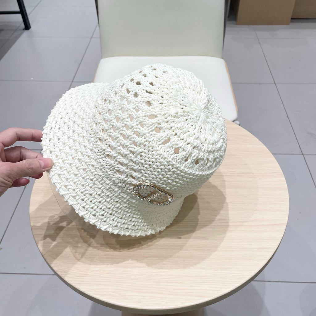DIOR 26S DIOR STRAW BUCKET HAT STYLE 81