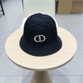 DIOR 26S DIOR STRAW BUCKET HAT STYLE 80