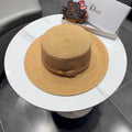 DIOR 26S FLAT-BRIM STRAW HAT STYLE 41