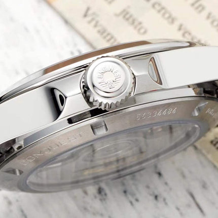 CONQUEST WATCH SILVER CASE WITH COIN GRAY DIAL