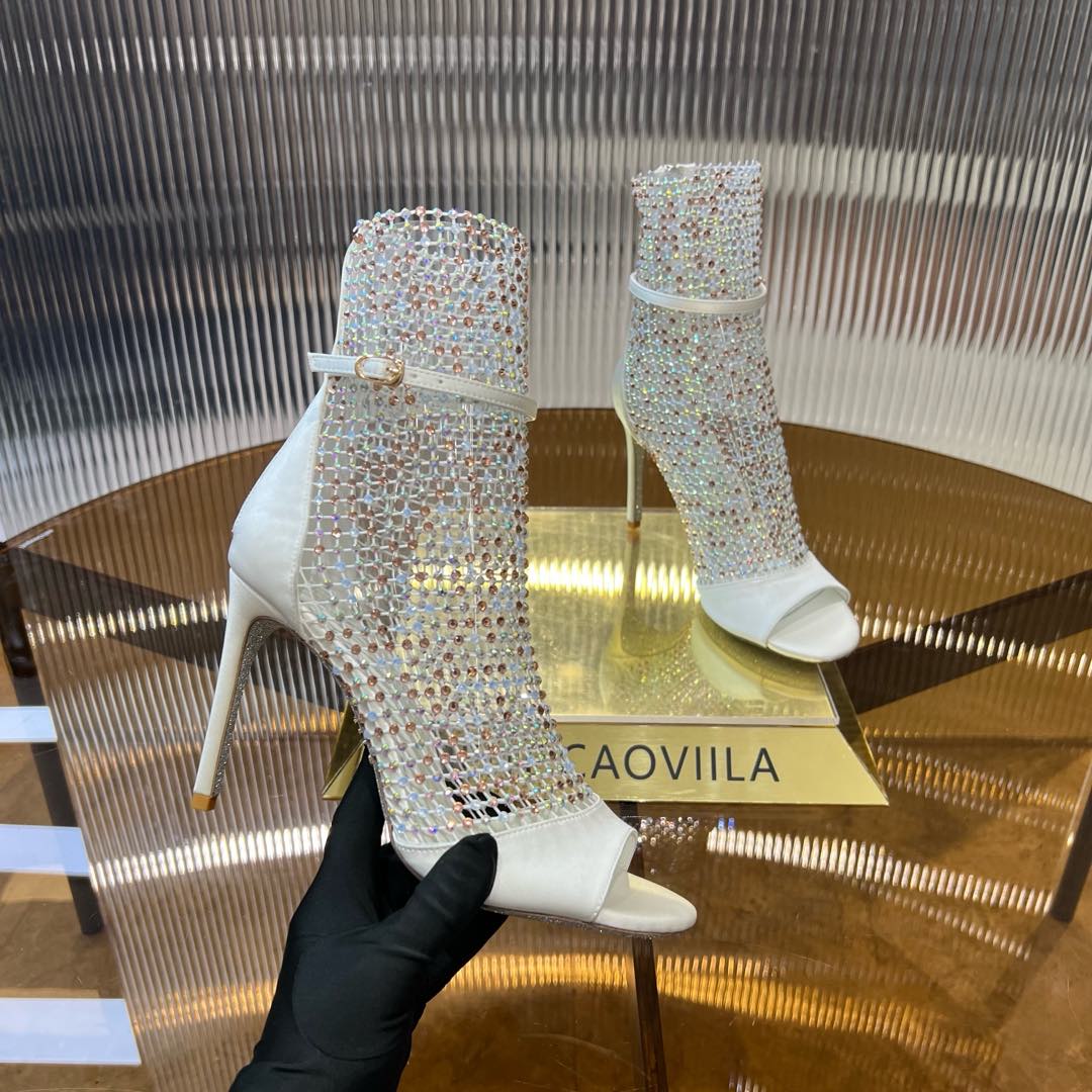 GALAXIA METALLIC ANTHRACITE SANDAL 95 MM WHITE