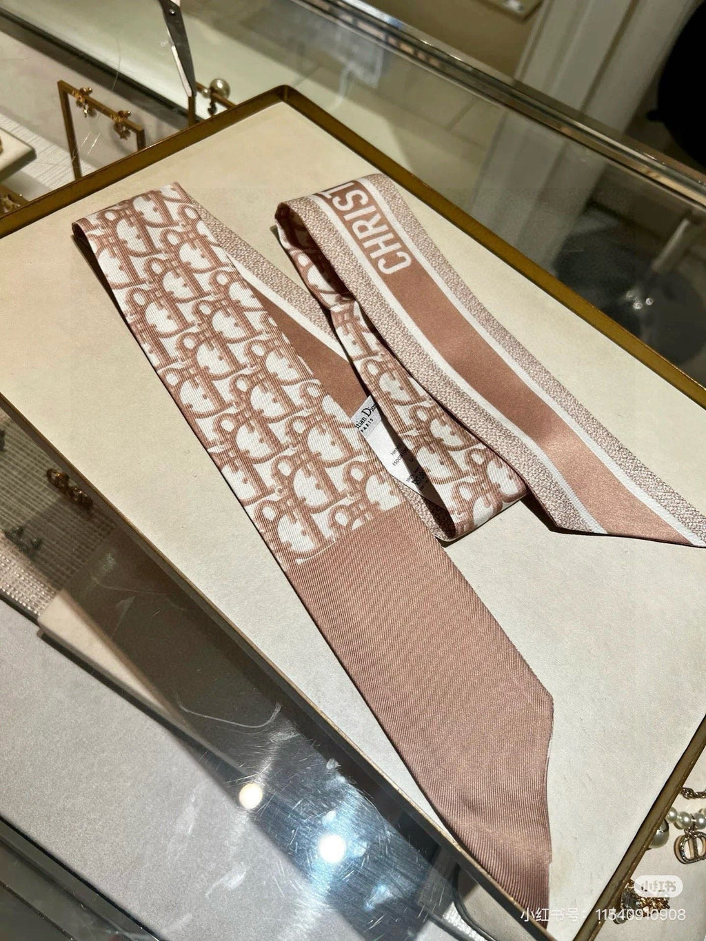 DIOR 26S SCARF 105CM IN SILK 309591