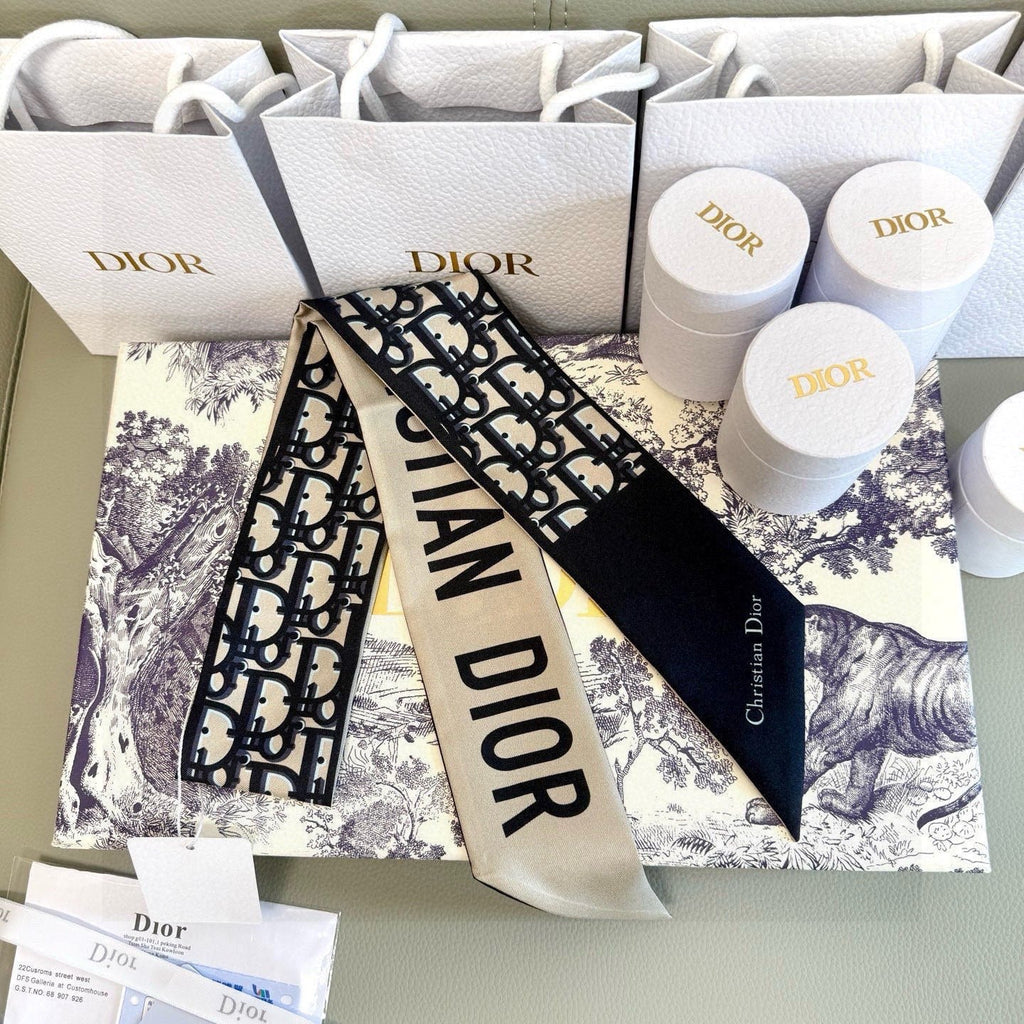 DIOR 26S SCARF 105CM IN SILK 313136