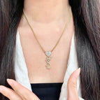 High-Quality Silver Alloy - 14K Gold Plated