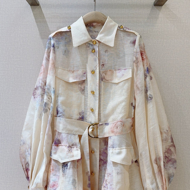 ZIMMERMANN 26 SHIRT MINI DRESS STYLE 236