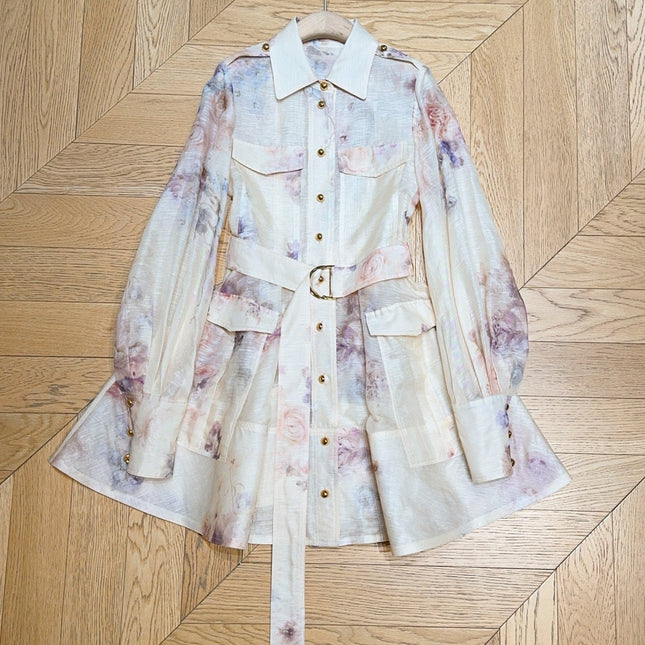 ZIMMERMANN 26 SHIRT MINI DRESS STYLE 236