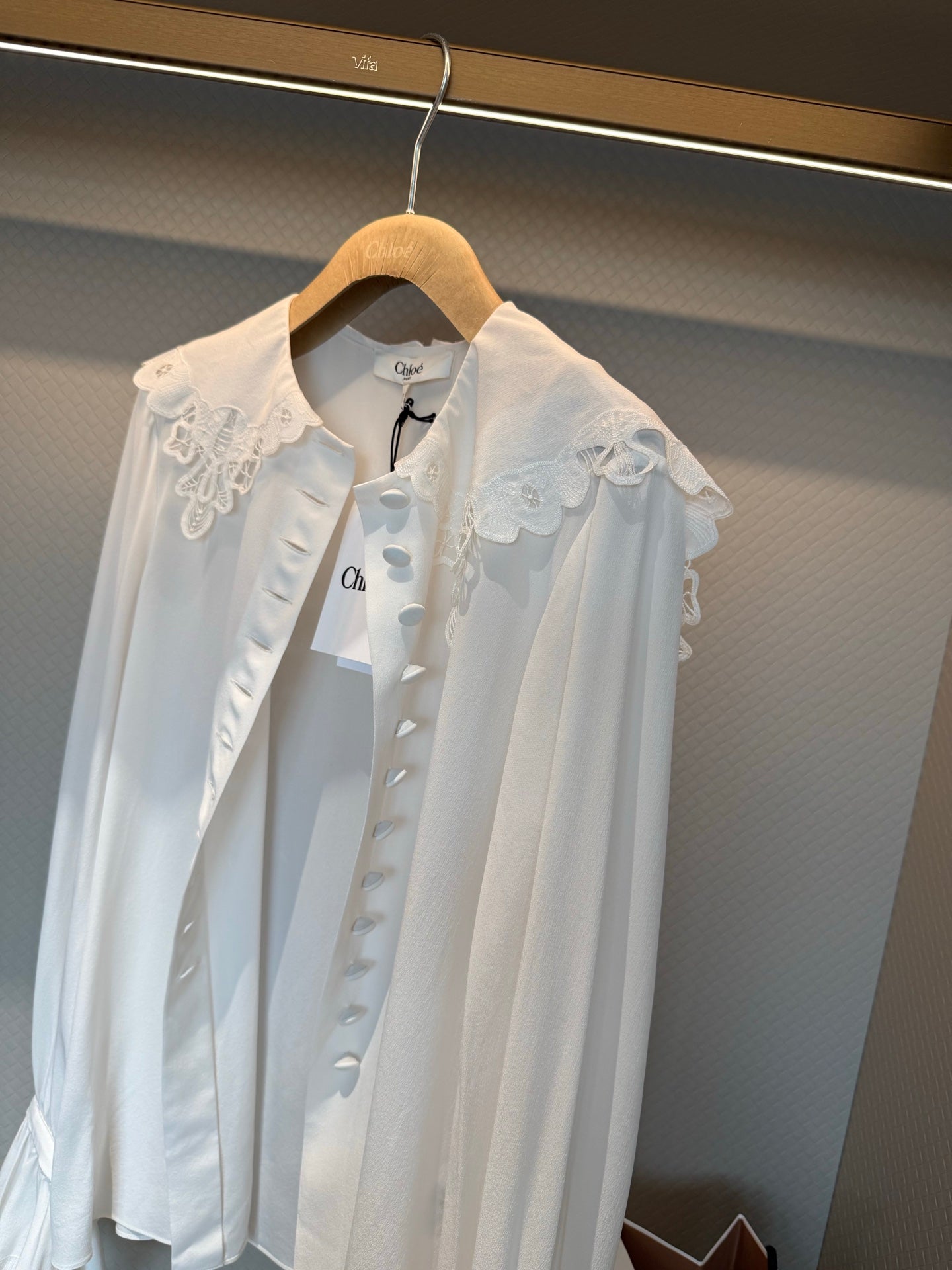 ELEGANT CHLOE WHITE BLOUSE