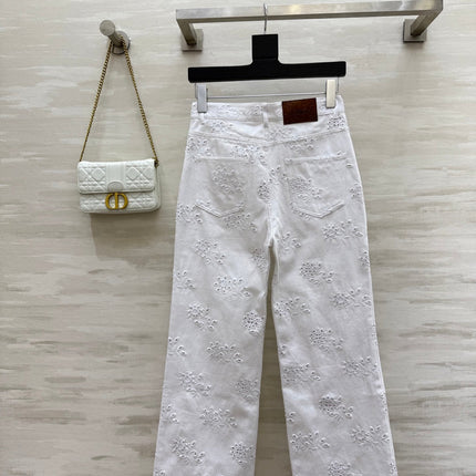CHLOE 25S WHITE PANTS STYLE 002