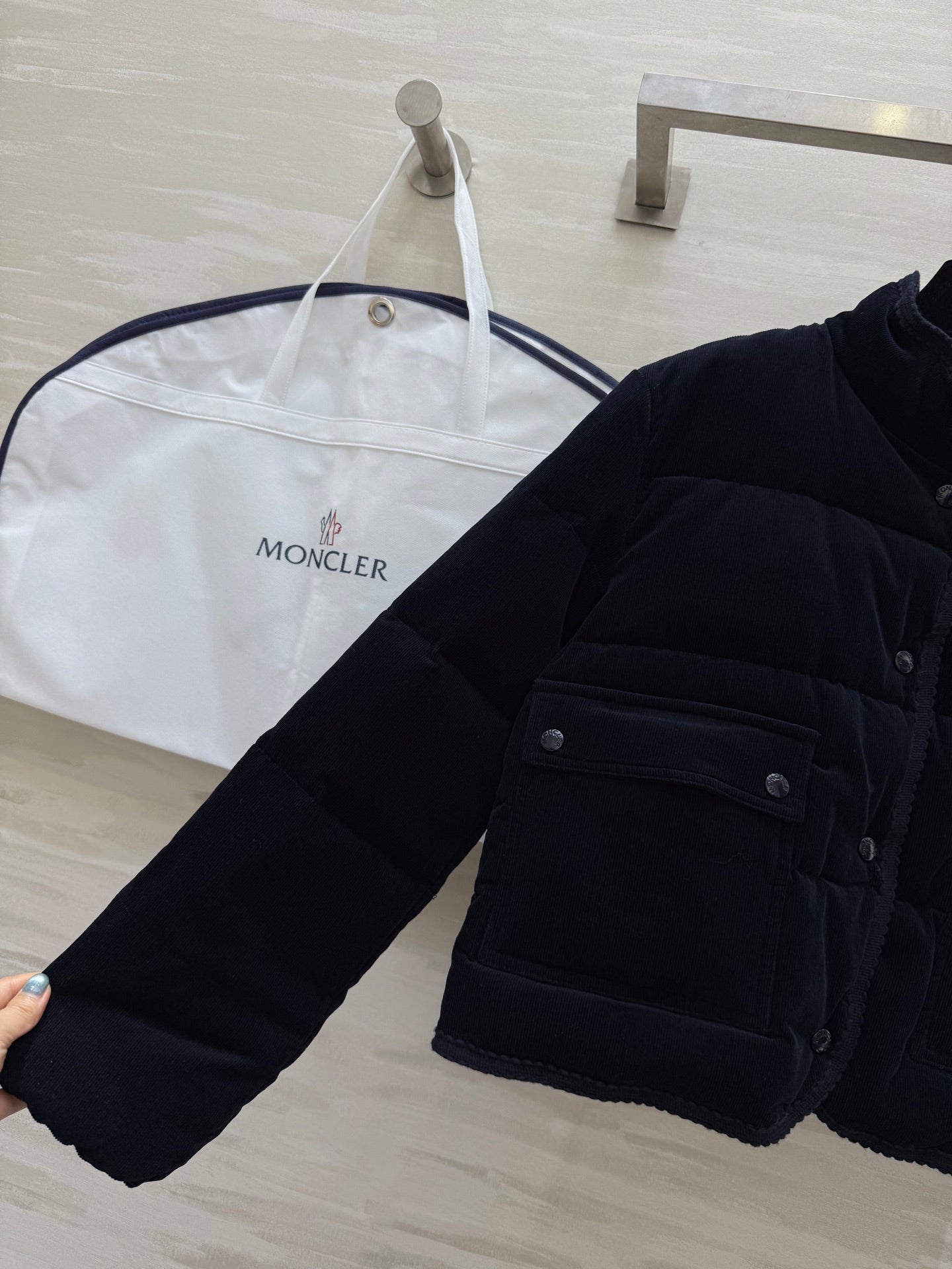 MONCLER 25S VELVET DOWN JACKETS 238