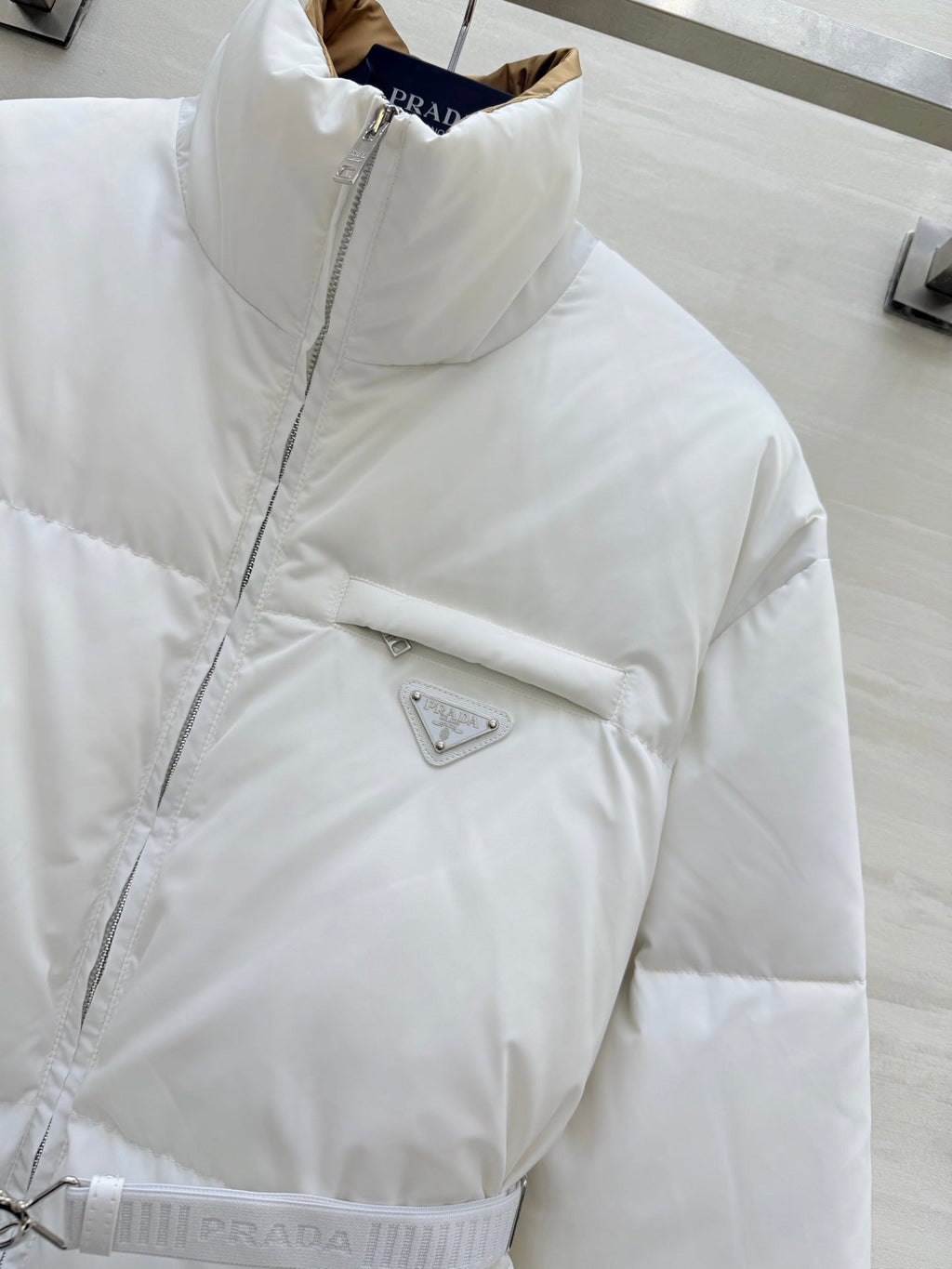 PRADA 25S LONG DOWN PUFFER JACKET 467