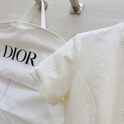 DIOR 26S SHORT-SLEEVE LONG DRESS 1071