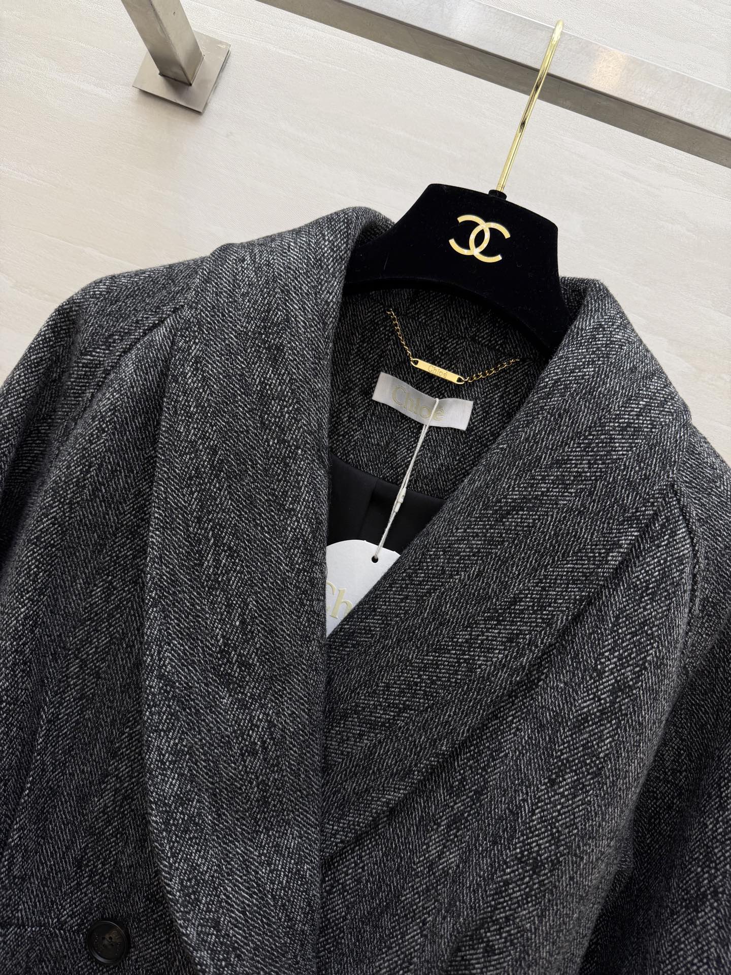 CHLOE DOUBLE BREASTED WOOL JACKET