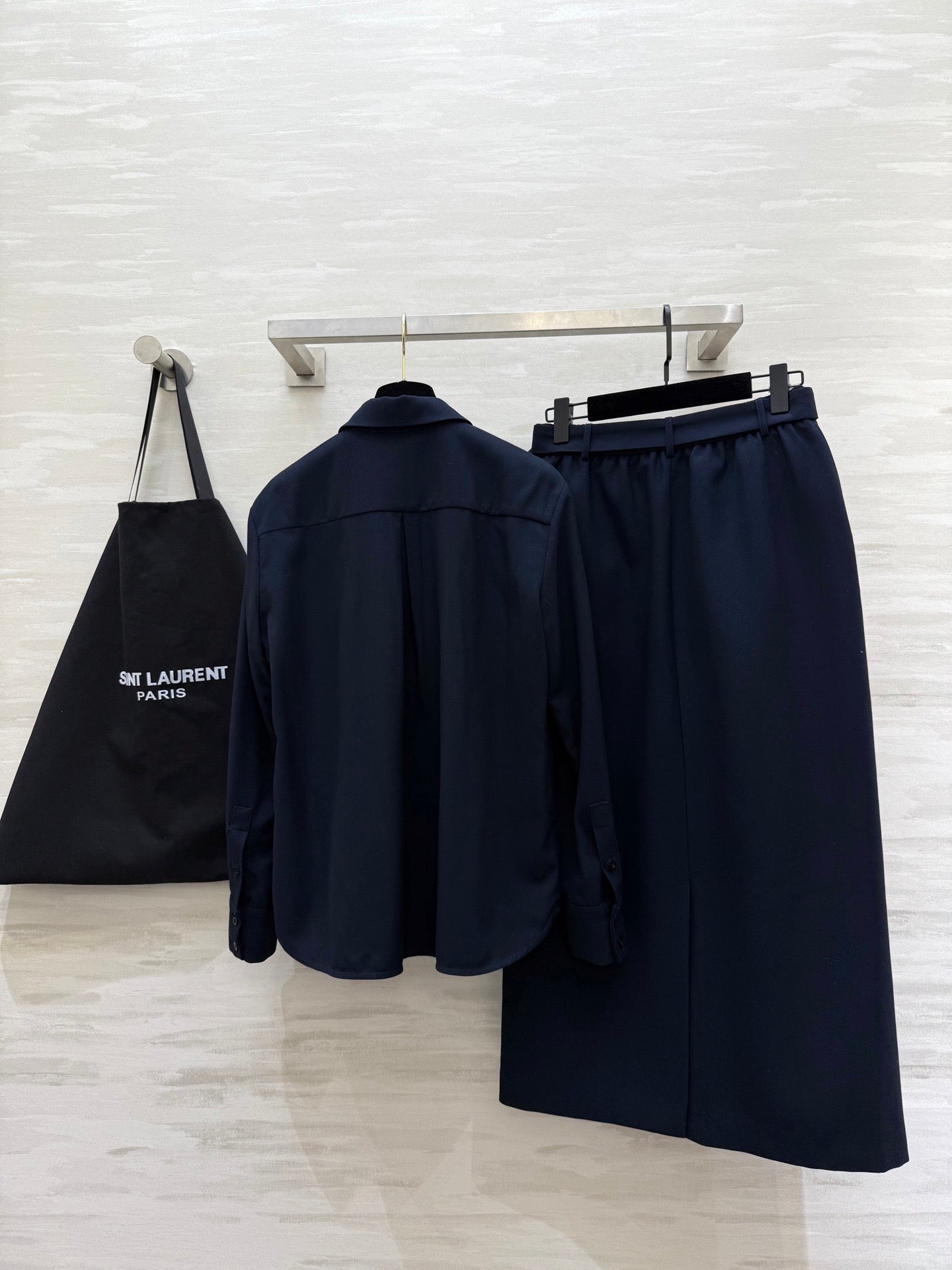YSL 26S SHIRT AND SKIRT SET 353