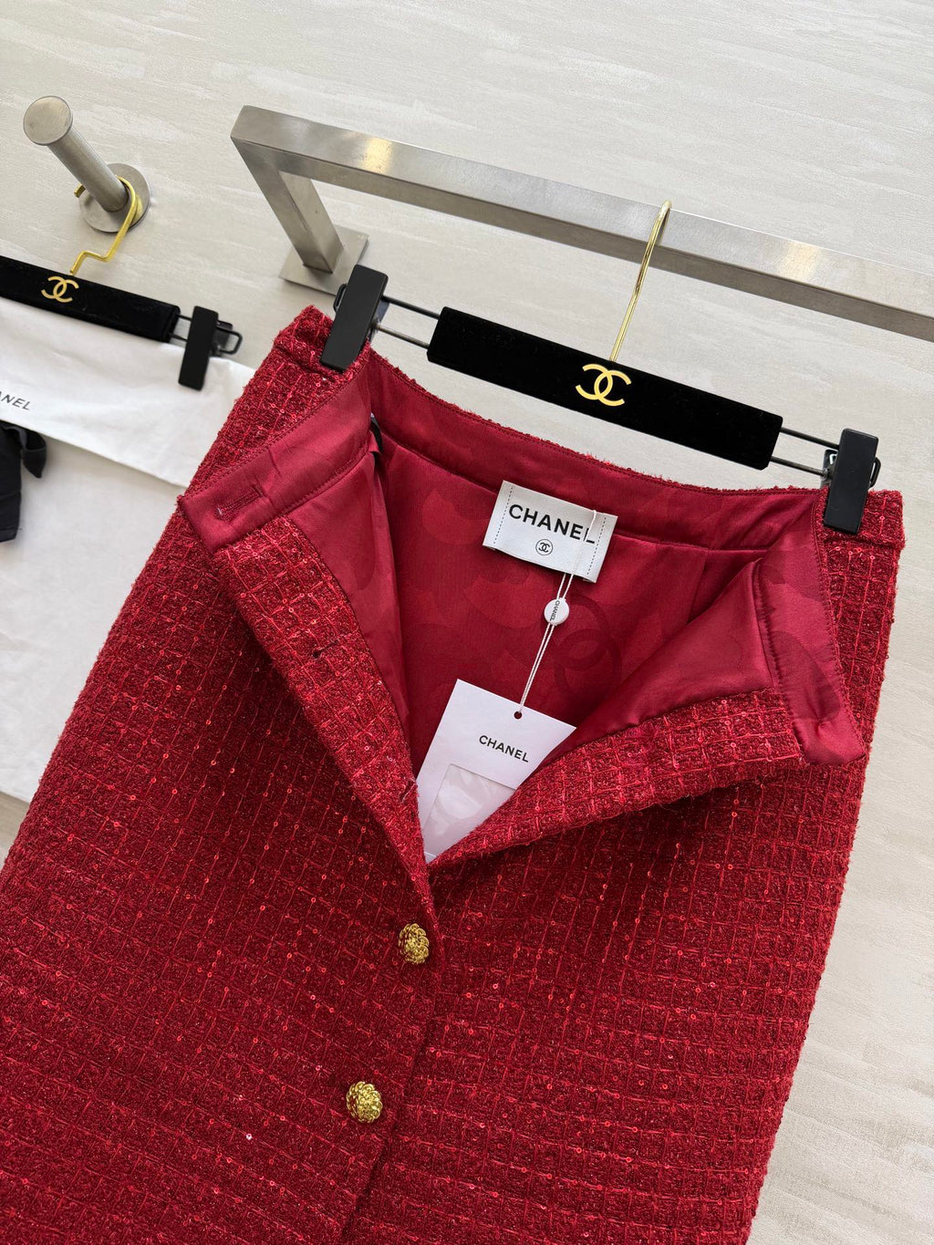 CHANEL 26S WOOL SKIRT 926