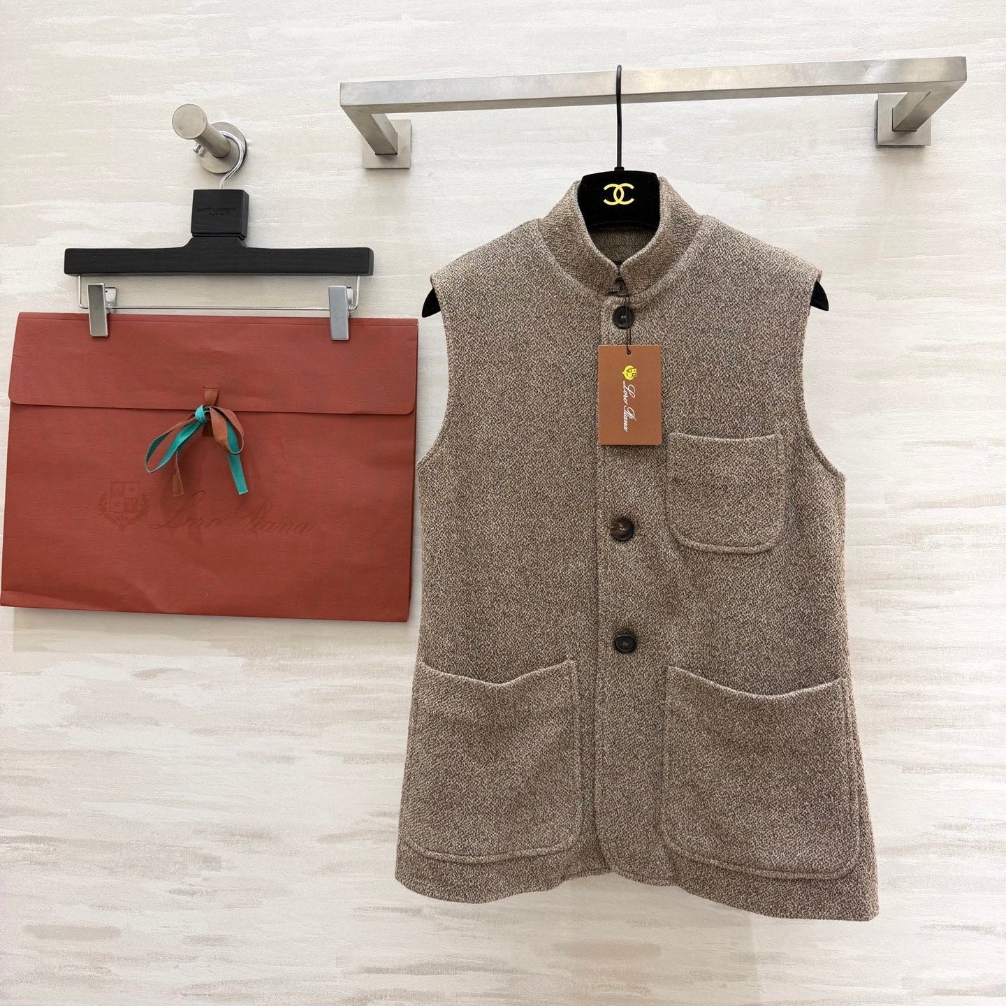 LORO PIANA 26S KNIT VEST JACKET 660