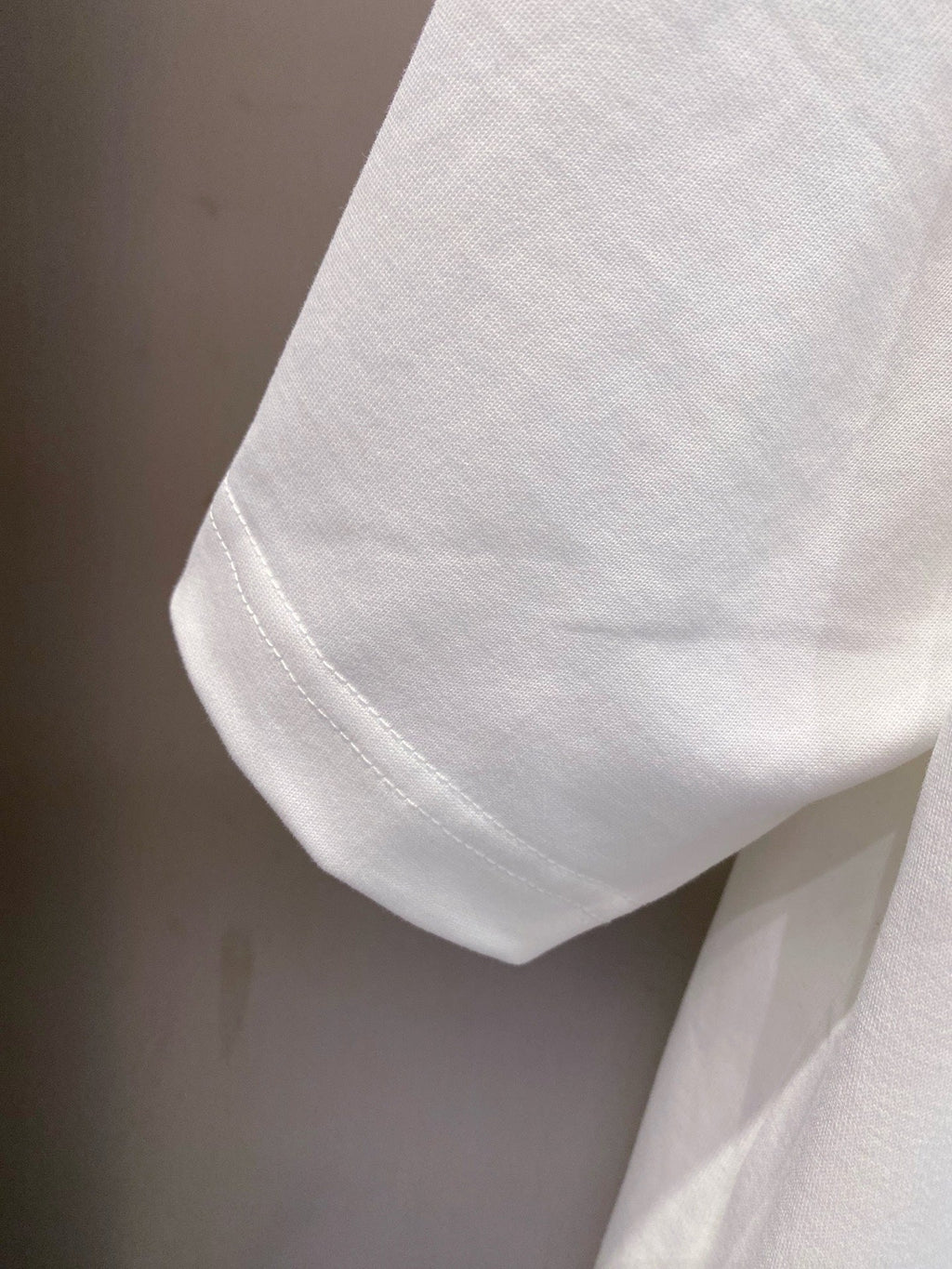LV EMBROIDERED LOGO T-SHIRT IN WHITE COTTON 238831