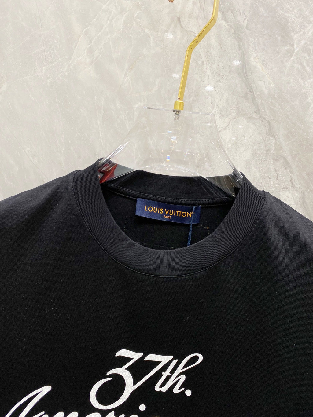 LV BLACK MONOGRAM COTTON T-SHIRT 239486