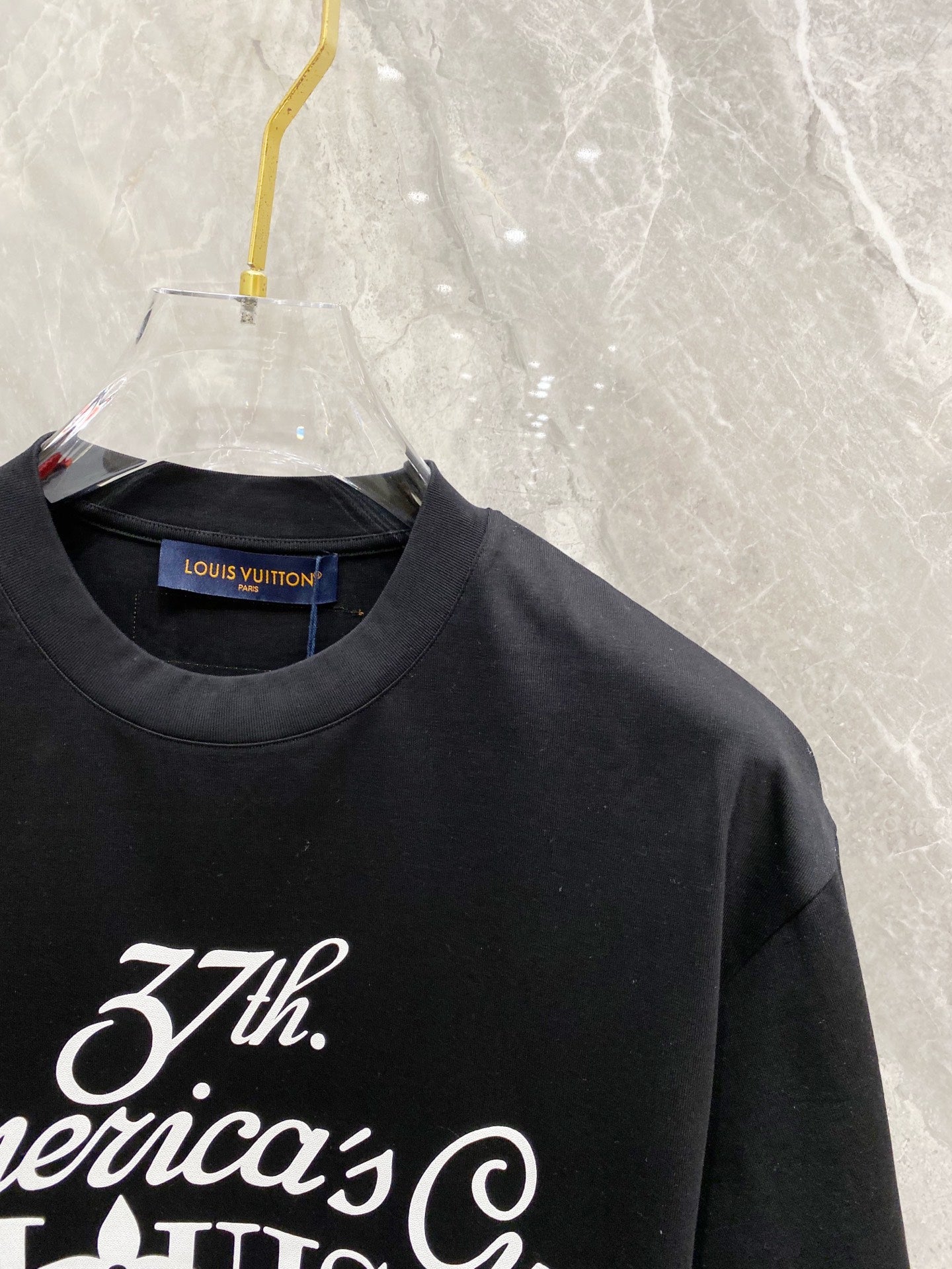 LV BLACK MONOGRAM COTTON T-SHIRT 239486