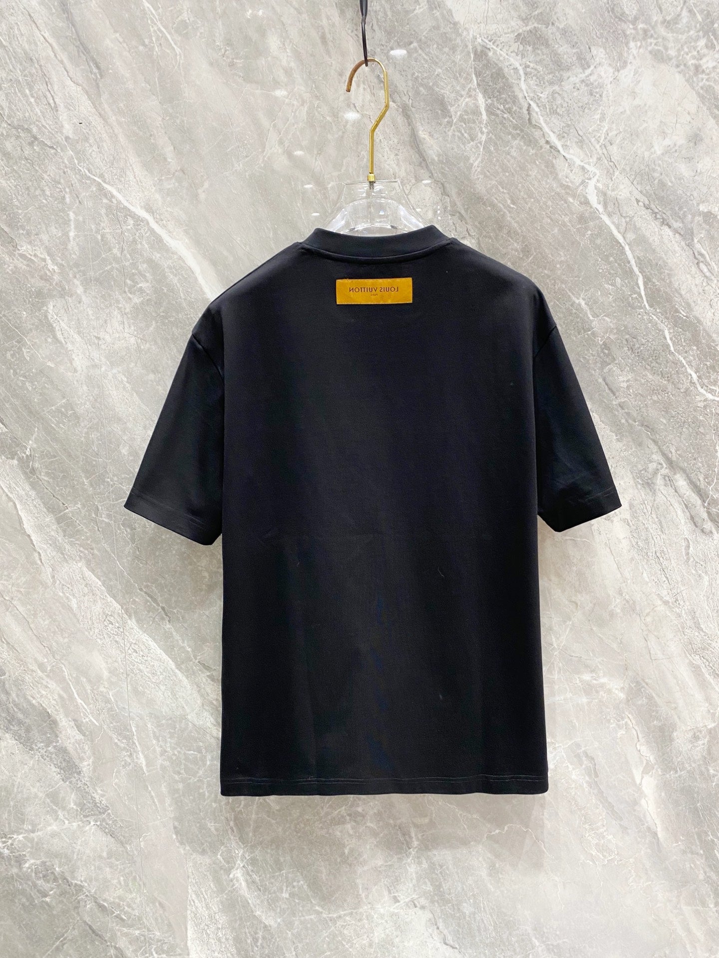 LV BLACK MONOGRAM COTTON T-SHIRT 239486