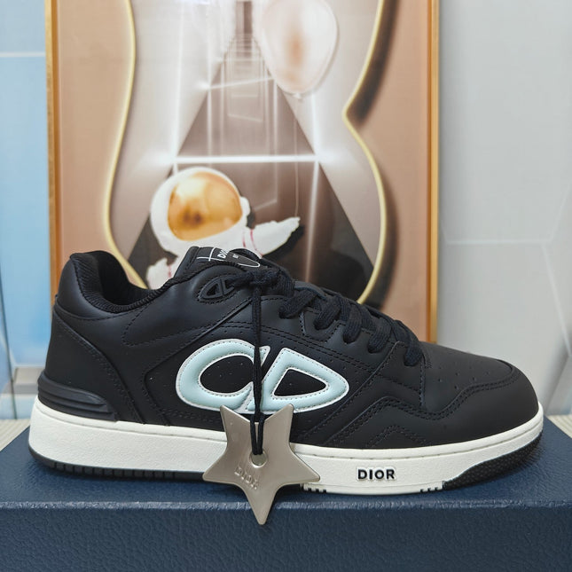 DIOR 26S LOW-TOP SNEAKER IN BLACK CALFSKIN