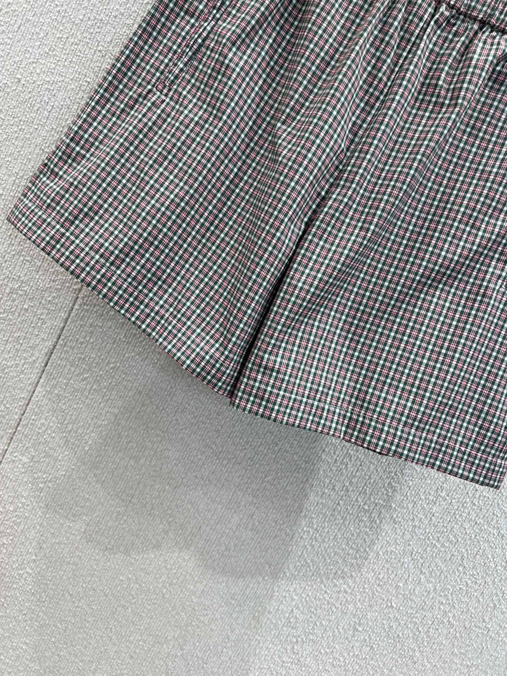 MIUMIU PLAID SHORTS 268898