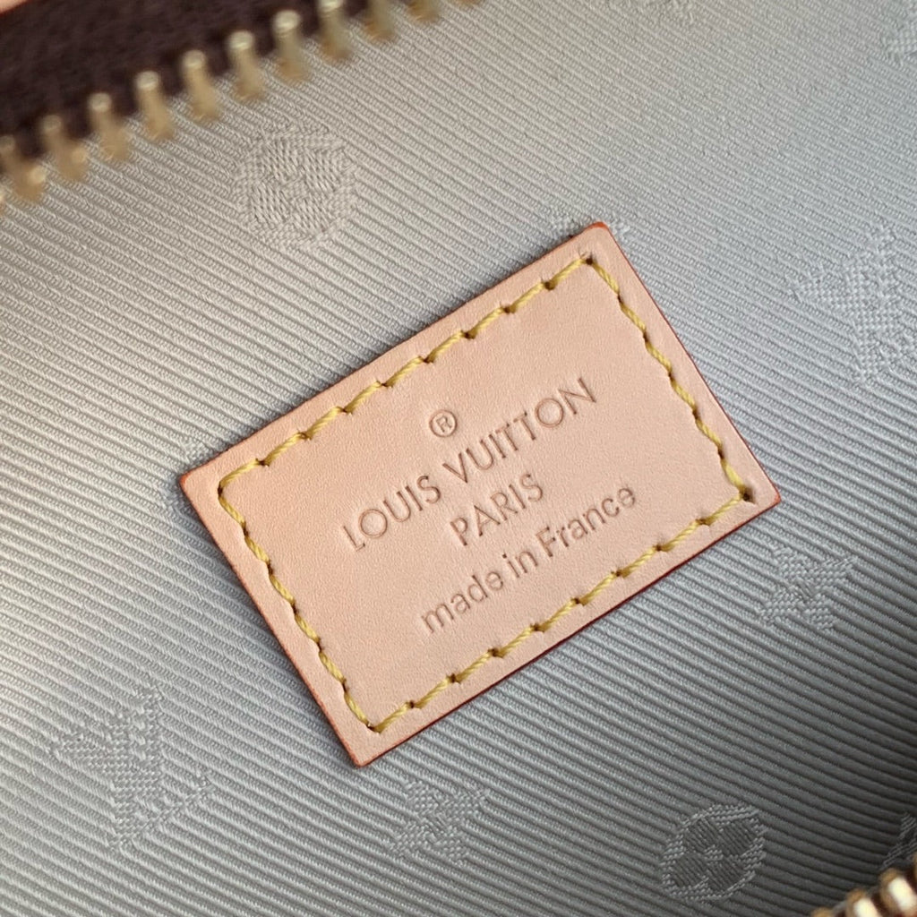 HIGH RISE FANNY PACK 38 IN BROWN MONOGRAM CANVAS