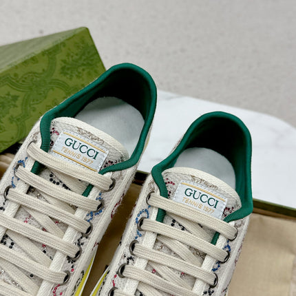 GUCCI 26S LOW TOP SNEAKERS IN MULTICOLOR CANVAS STYLE 16