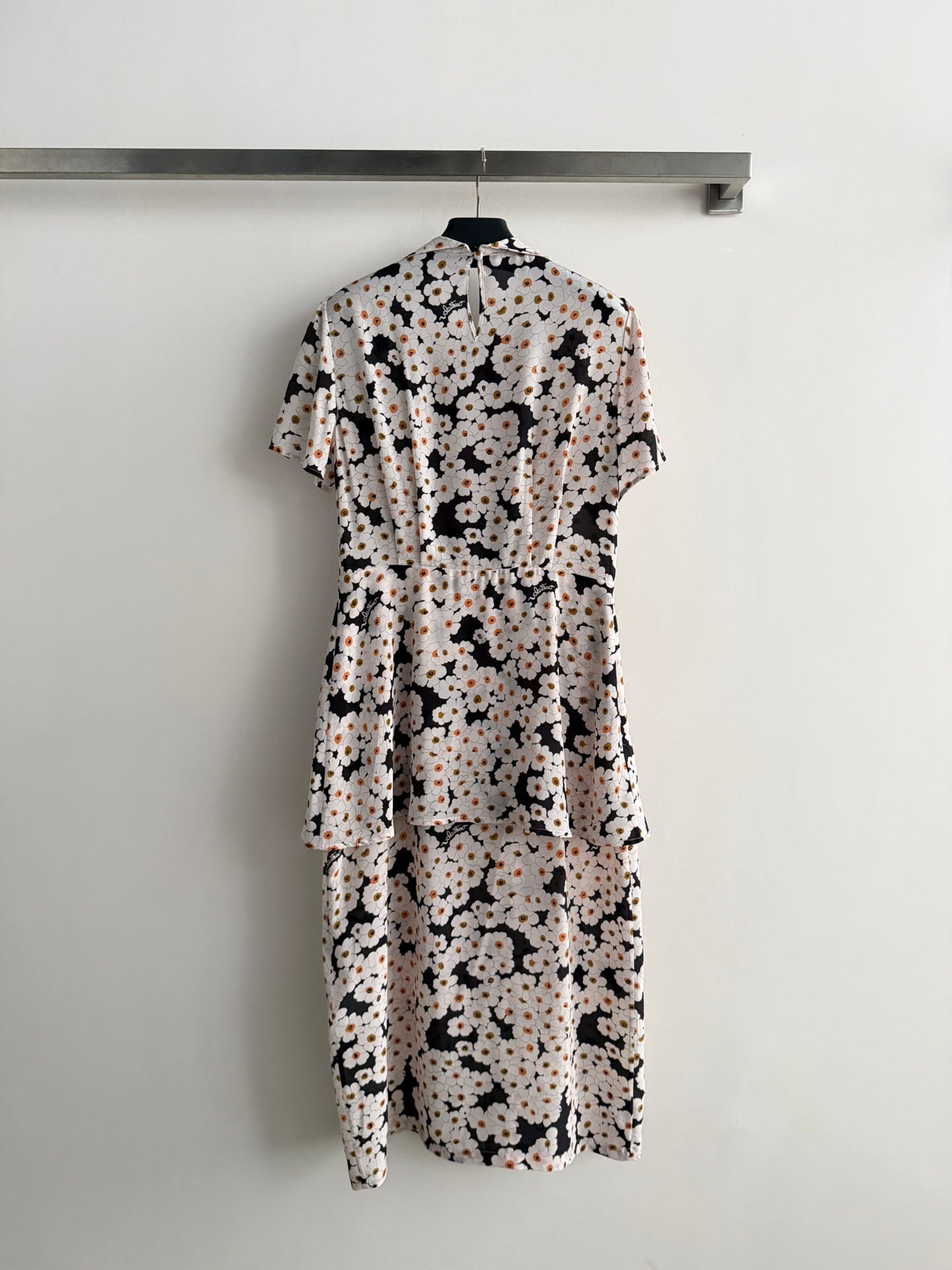 VALENTINO 26S PRINTED SILK DRESS 214