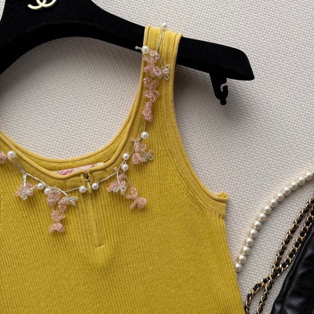 CHANEL 26S KNIT SLEEVELESS TOP STYLE 1186