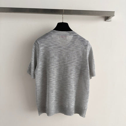 CHANEL 26S SHORT-SLEEVE KNIT TOP STYLE 1155