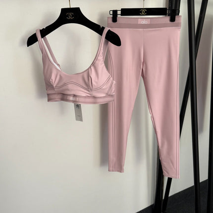 ALO 26S BAND SPORTS BRA & HIGH-WAIST LEGGINGS SET 251