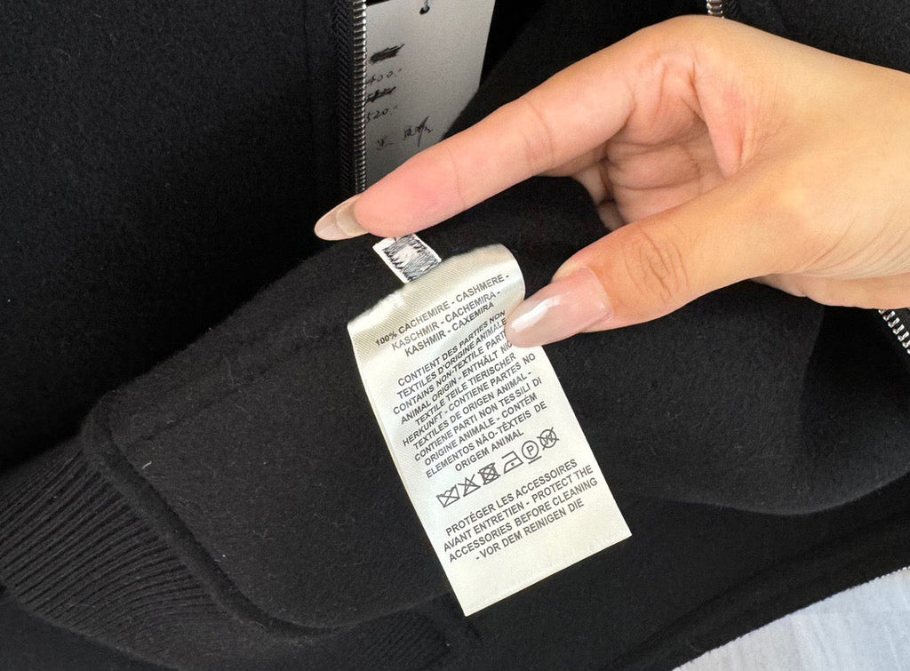 HERMES 25S SHORT CASHMERE COAT 282