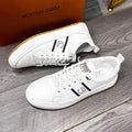 LV TRAINER WHITE AND BROWN CALFSKIN
