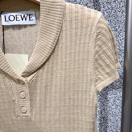LOEWE 26S KNIT POLO SHIRT 434