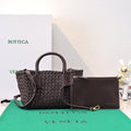 Mini Cabat 20cm Chocolate Lambskin Ghw