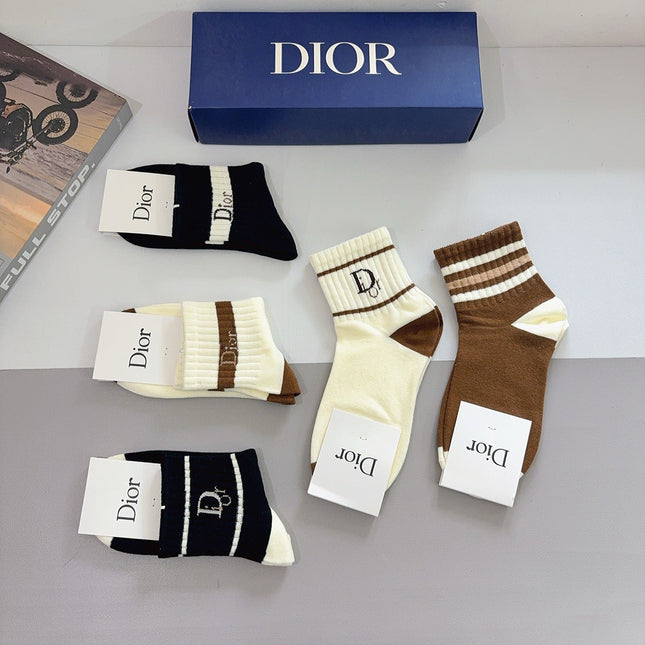 DIOR 26S ANKLE SOCKS 412390 (1 BOX)