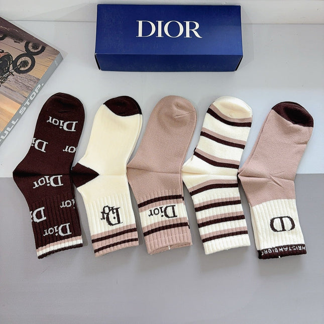 DIOR 26S ANKLE SOCKS 413867 (1 BOX)